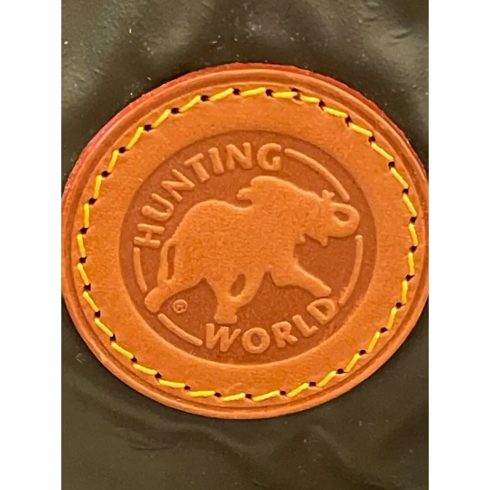 Hunting World Hunter Green Satchel Bagette RARE Bag